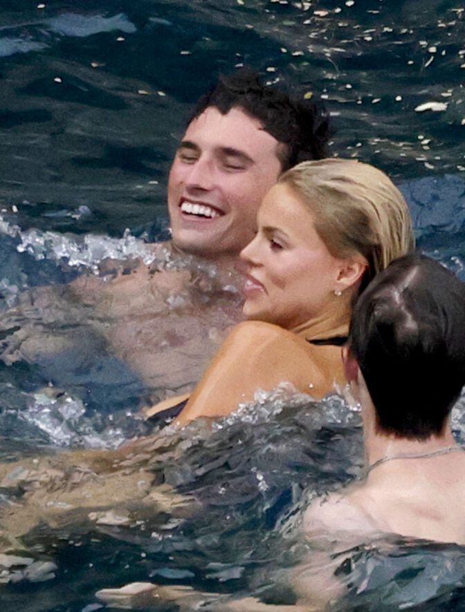Brooks Nader Exposed Nipple Boob Slip Capri