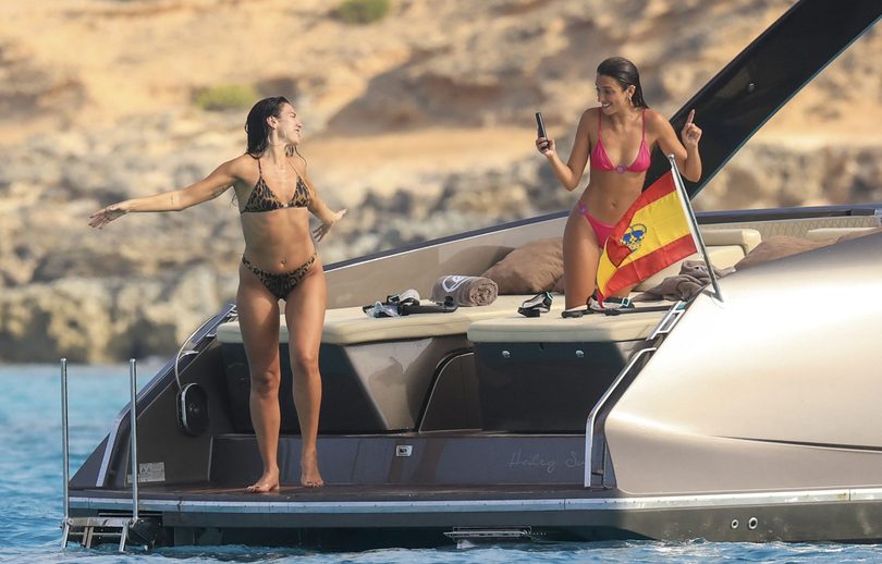 Dua Lipa Booty Cheeks Skimpy Bikini Ibiza Yacht