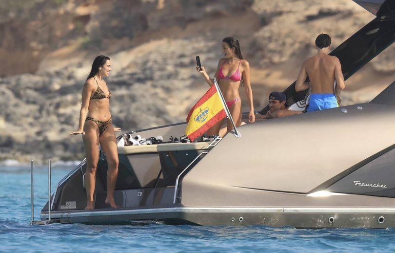 Dua Lipa Booty Cheeks Skimpy Bikini Ibiza Yacht