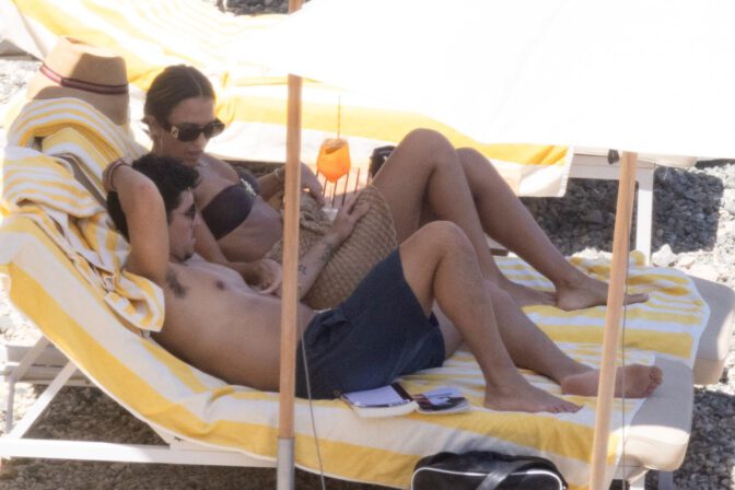 Jessica Alba Thong Bikini Ass Porto Ercole Italy