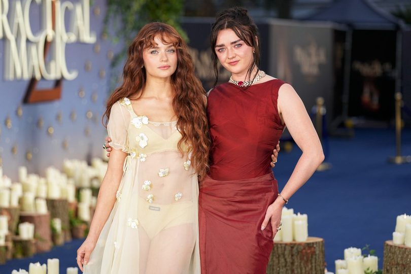 Joey King Sheer Yellow Dress Ass Lingerie Practical Magic Two Premiere