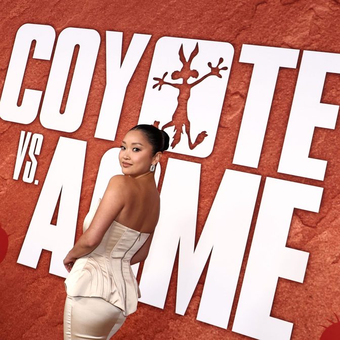 Lana Condor Busty Corset Dress Coyote Vs Acme Premiere