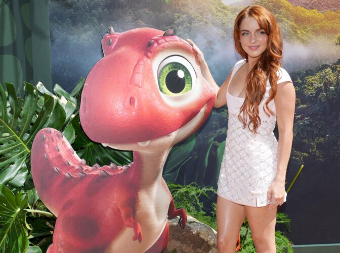 Mckenna Grace Paw Patrol Dino Movie Premiere Pink Dress