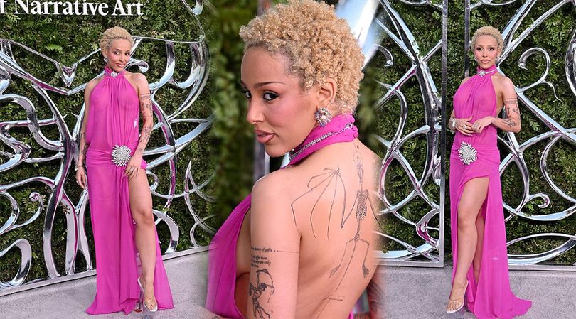 Doja Cat’s Sheer Pink Gown Leaves Nothing to the Imagination as Her Bare Boobs Steal the Lucas Museum Night