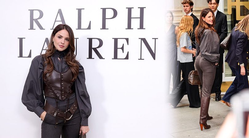 Eiza Gonzalez Shows Off Her Juicy Booty in Skin-Tight Pants at Ralph Lauren