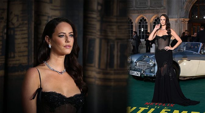 Kaya Scodelario Steals the Spotlight at The Gentlemen Premiere in Sheer Black Gown