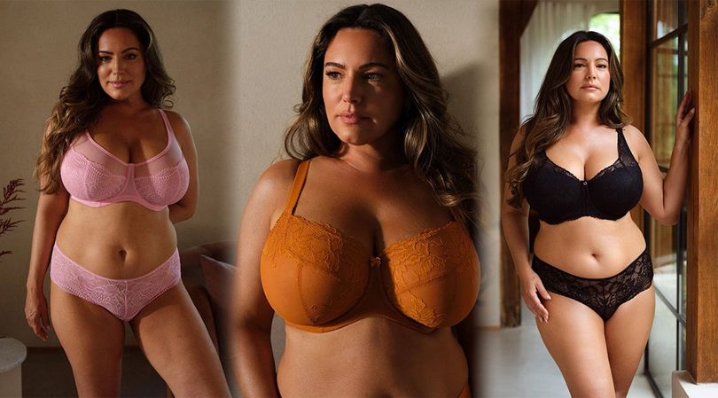 Kelly Brook Strips Down to Pure Lace in Sizzling New Lingerie Shoot