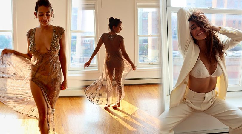 Natalie Martinez Goes Fully Transparent in Sheer Beaded Dress for Tina Turnbow’s Bare Magazine Spread