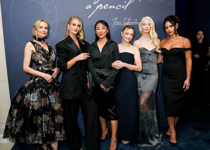 Adria Arjona Cleavage Black Bodycon Dress Tiffany Dinner Paris