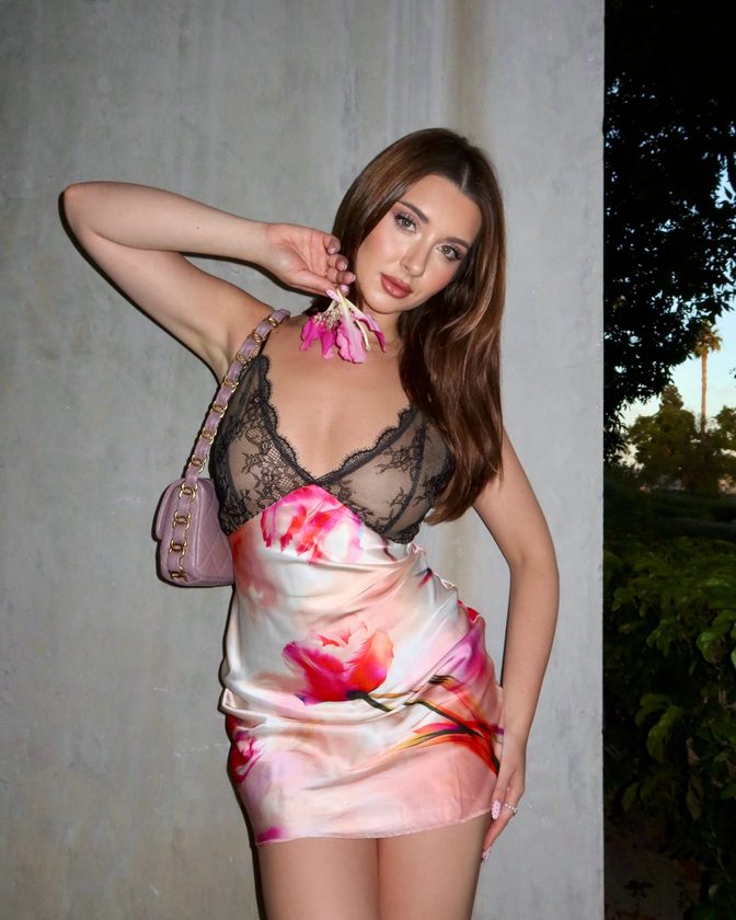 Anastasia Rine Transparent Lace Full Breasts Thick Thighs