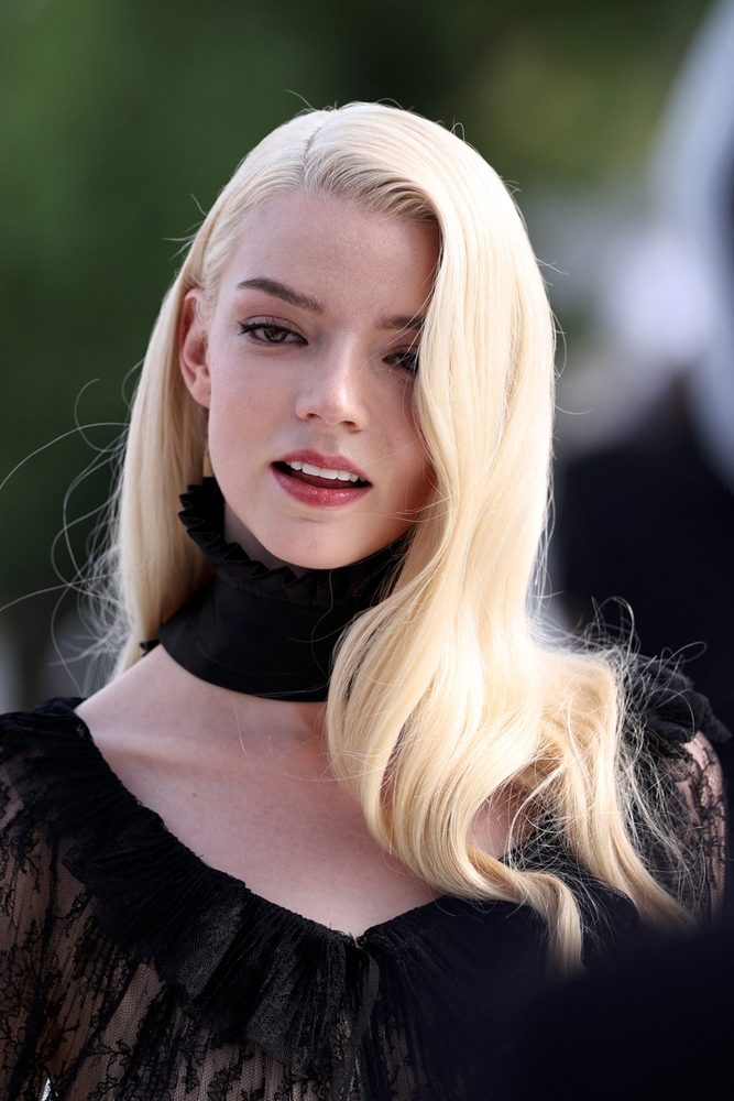 Anya Taylor Joy See Through Lace Bare Breasts Dior Front Row