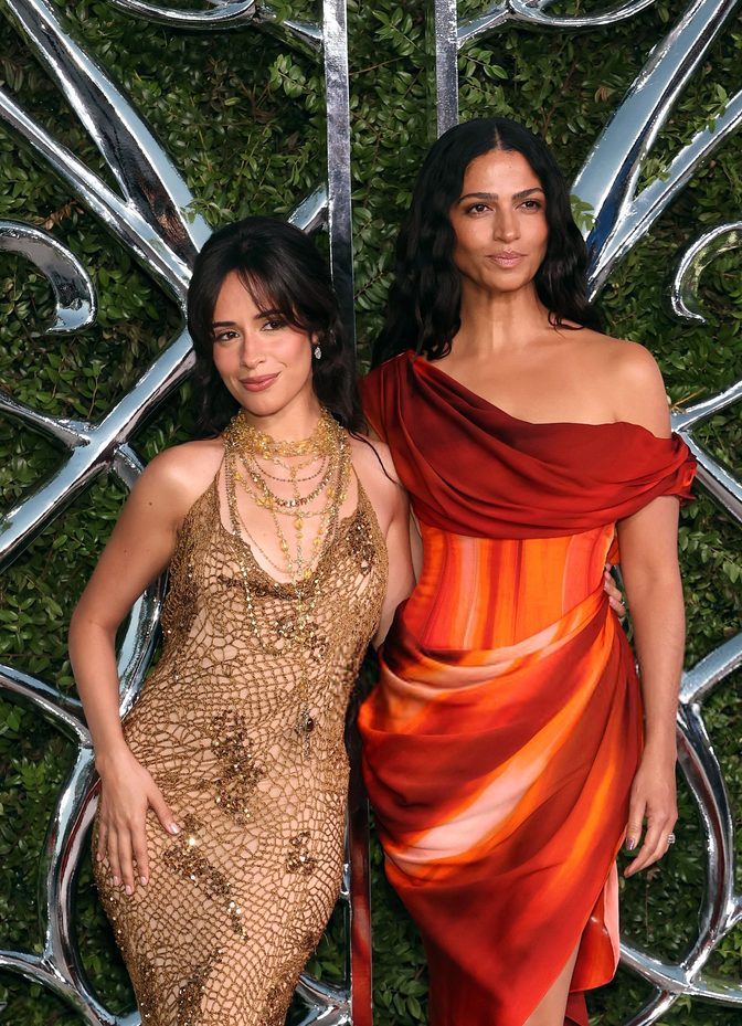 Camila Cabello Sheer Gold Gown Lucas Museum Opening