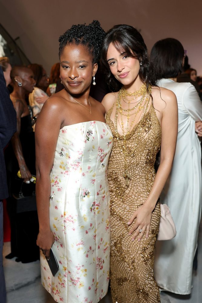 Camila Cabello Sheer Gold Gown Lucas Museum Opening