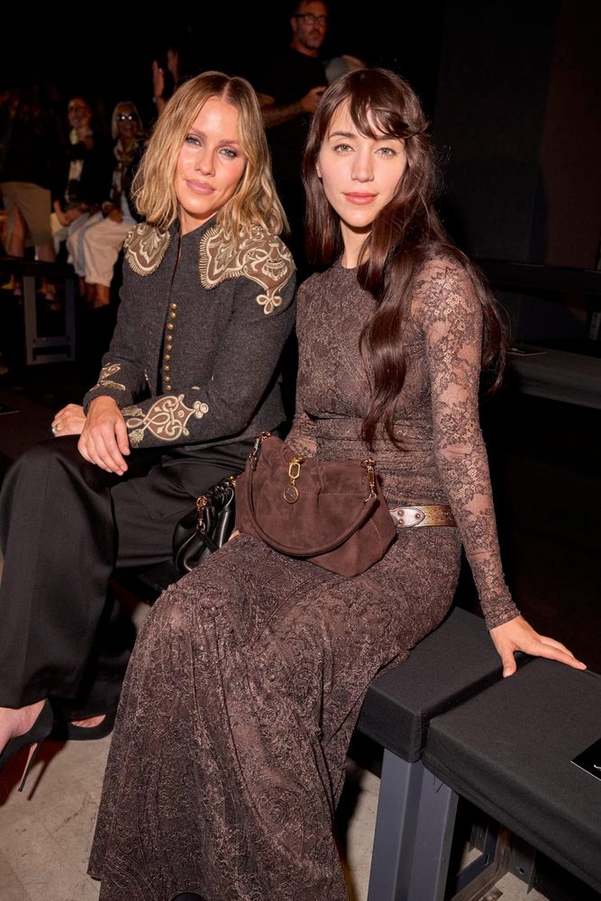 Caylee Cowan See Through Lace Boobs Ass Etro Milan Show
