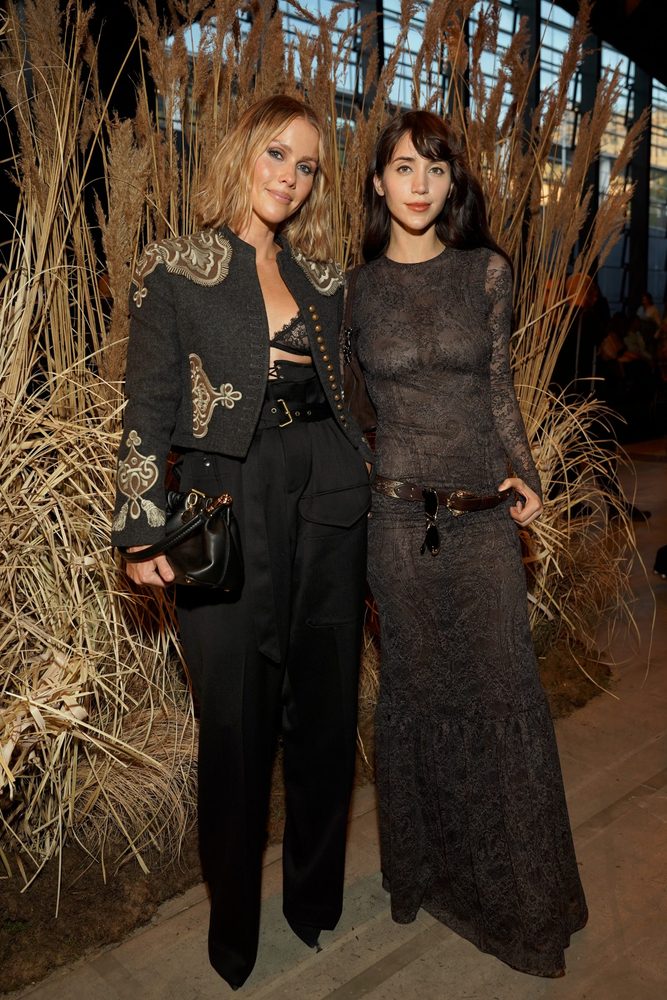 Caylee Cowan See Through Lace Boobs Ass Etro Milan Show