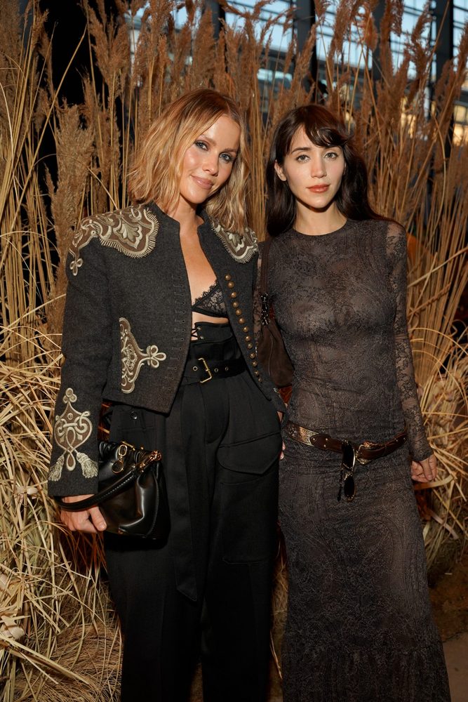 Caylee Cowan See Through Lace Boobs Ass Etro Milan Show