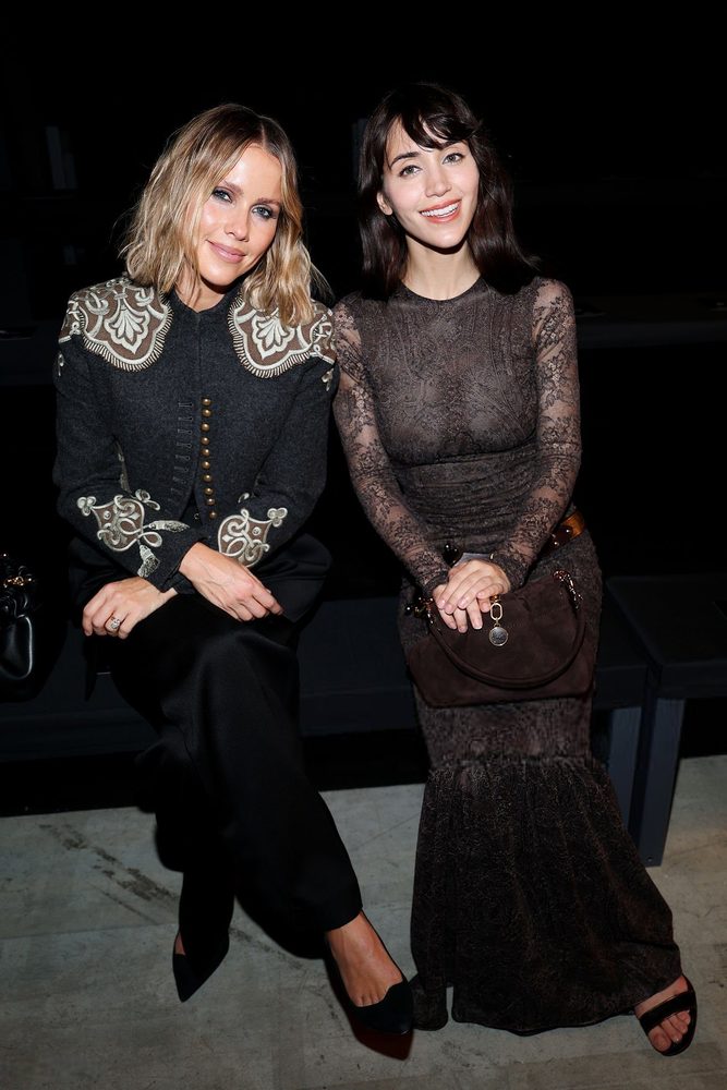 Caylee Cowan See Through Lace Boobs Ass Etro Milan Show