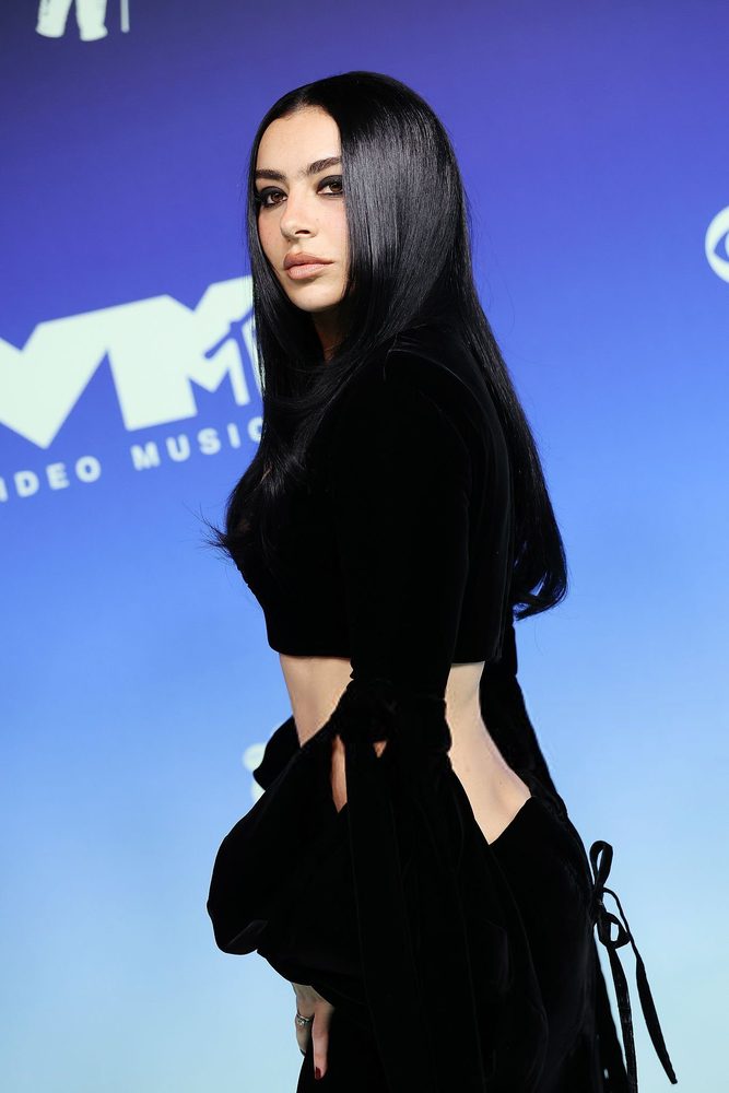 Charli Xcx Braless Nipslip Sheer Top Vmas