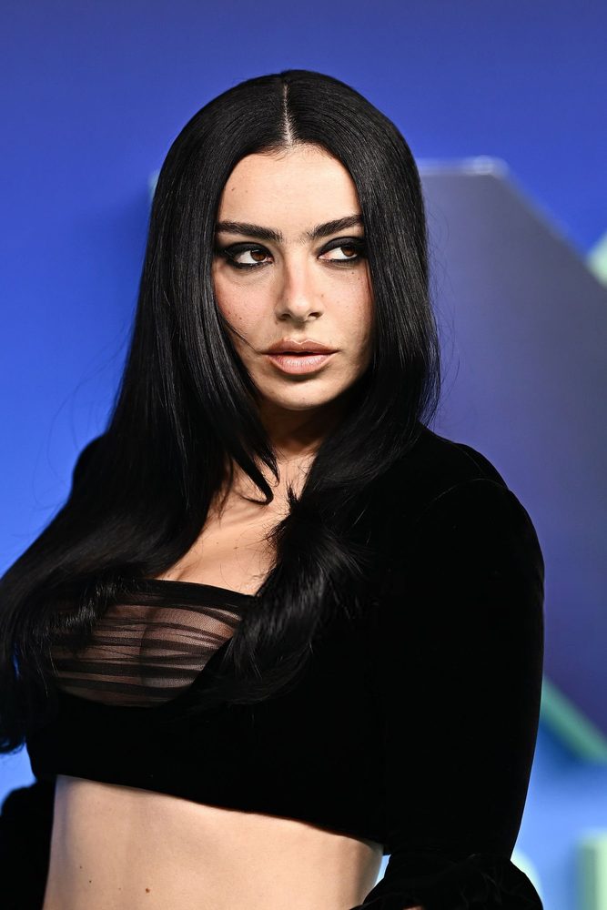 Charli Xcx Braless Nipslip Sheer Top Vmas