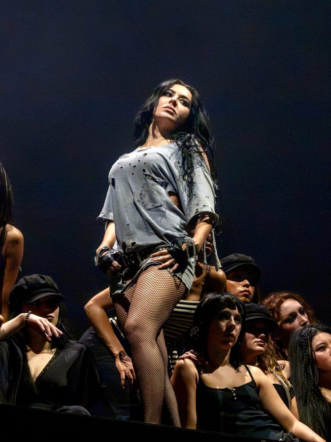 Charli Xcx Cleavage Fishnets Big Boobs Philly Concert