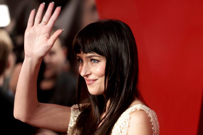 Dakota Johnson See Through Lace Black Lingerie Verity Premiere