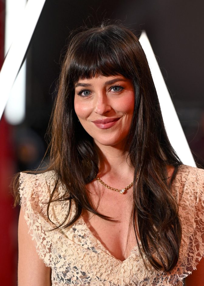 Dakota Johnson See Through Lace Black Lingerie Verity Premiere