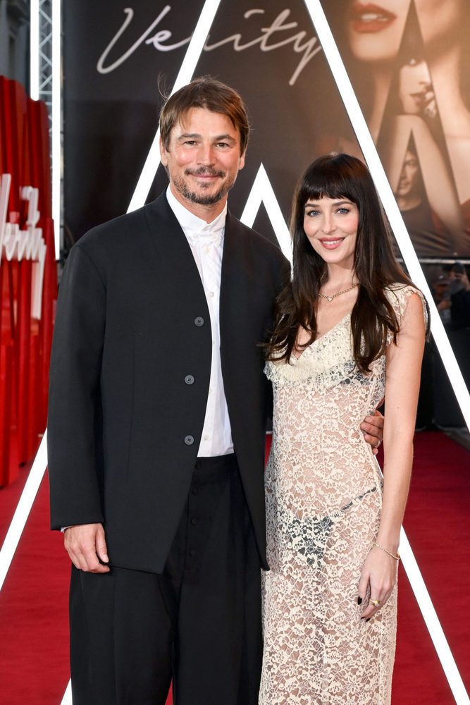 Dakota Johnson See Through Lace Black Lingerie Verity Premiere