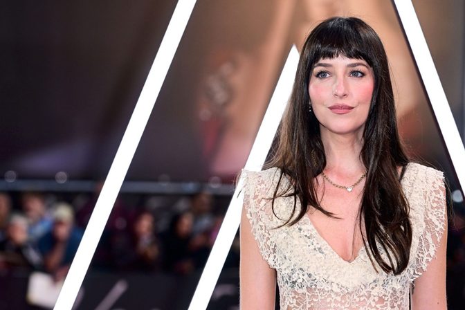 Dakota Johnson See Through Lace Black Lingerie Verity Premiere