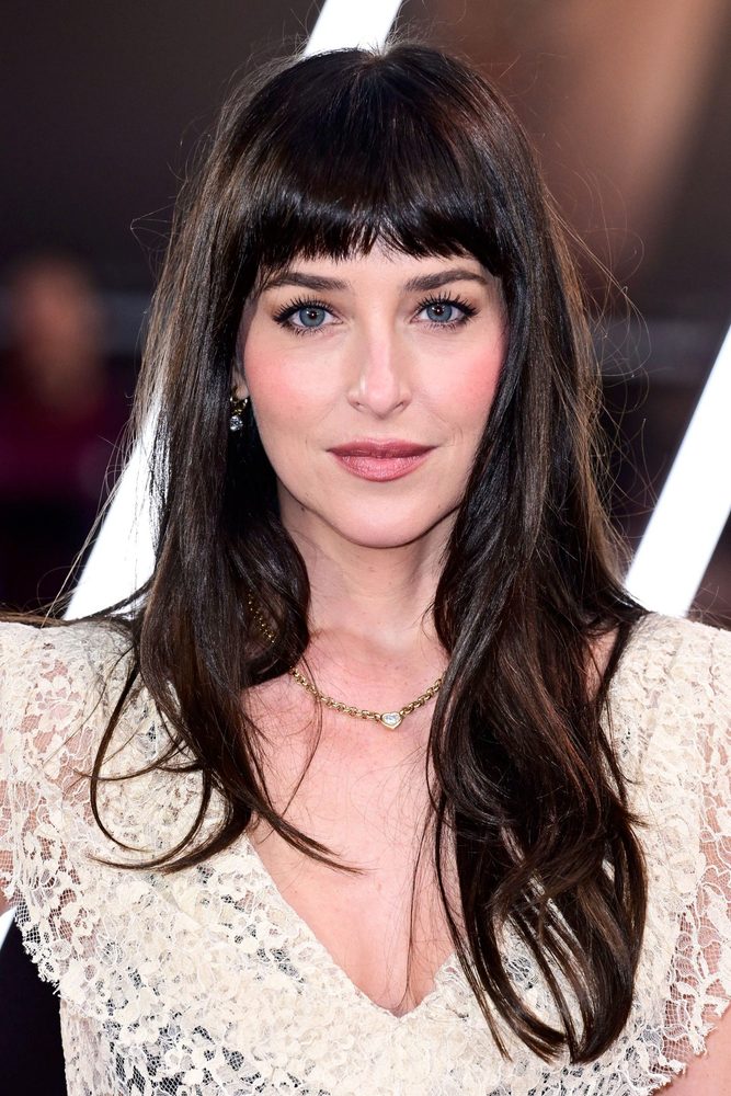 Dakota Johnson See Through Lace Black Lingerie Verity Premiere