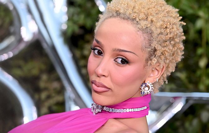 Doja Cat Sheer Pink Dress Bare Boobs Lucas Museum