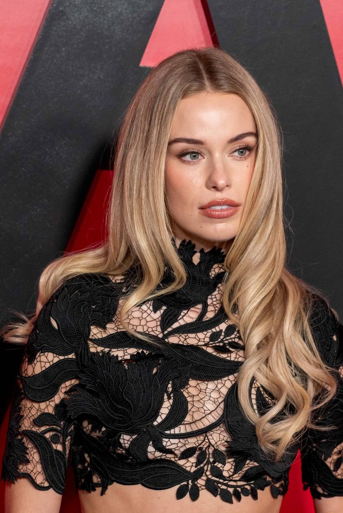 Elle Chapman Monse Black Lace Outfit American Horror Story Event