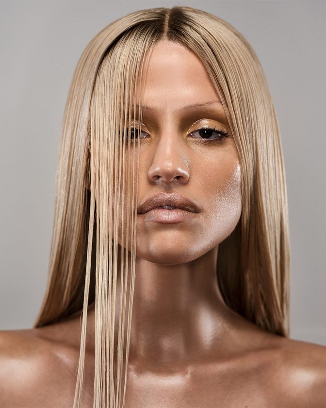 Gabbriette Nude Oiled Body Cr Punk Issue Bare Breasts