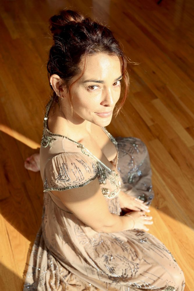 Natalie Martinez Sheer Beaded Dress Bare Ass Boobs Bare Magazine