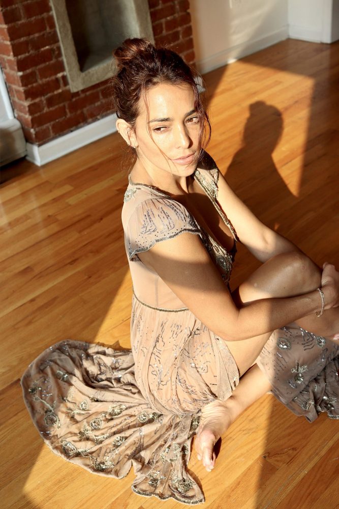 Natalie Martinez Sheer Beaded Dress Bare Ass Boobs Bare Magazine
