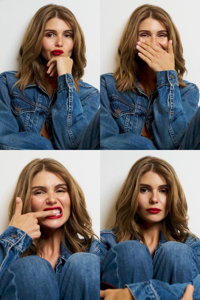 Olivia Jade Braless Denim Booty Chaps Bustle