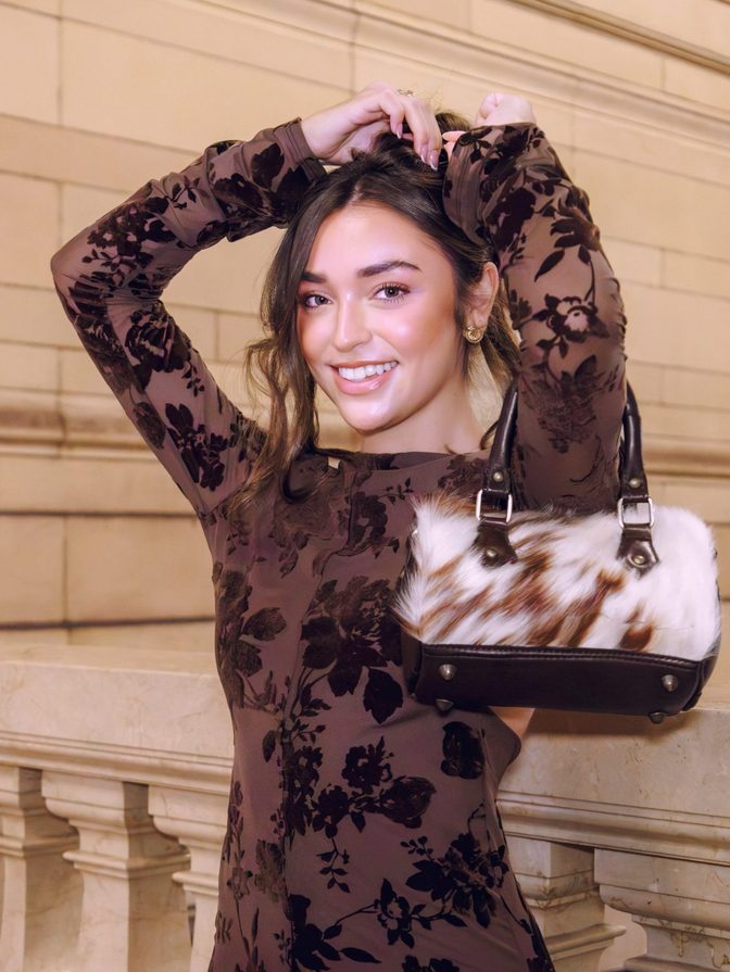 Presley Elise Floral Mesh Dress Marsak Campaign Grand Central