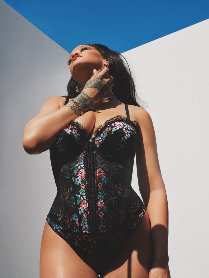 Rihanna Bare Ass Thong Savage Fenty Corset