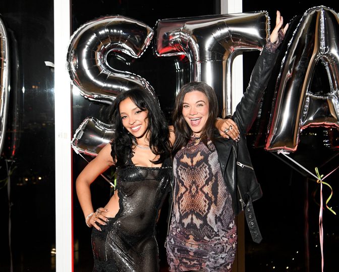 Tinashe Sheer Black Mesh Cutout Dress Popstar Party Nyc