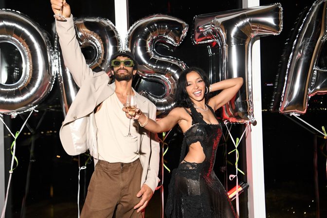 Tinashe Sheer Black Mesh Cutout Dress Popstar Party Nyc