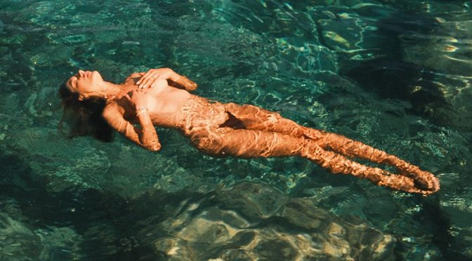 Alessandra Ambrosio Goes Fully Topless in the Ocean, Black Thong Riding Up Her Perfect Ass