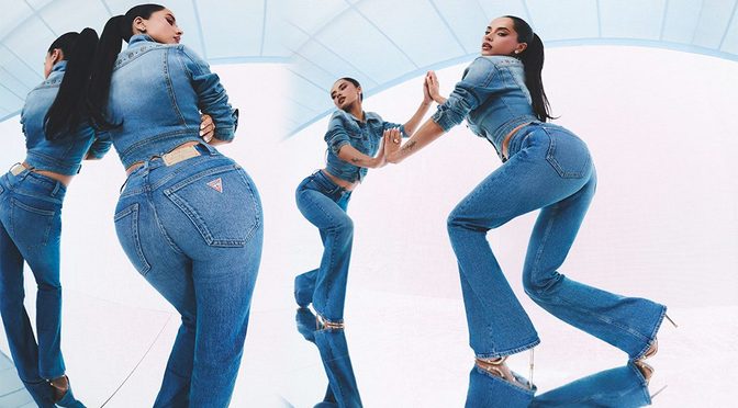 Becky G’s Thick Ass Owns Every Angle in These Low-Rise Guess B Jeans