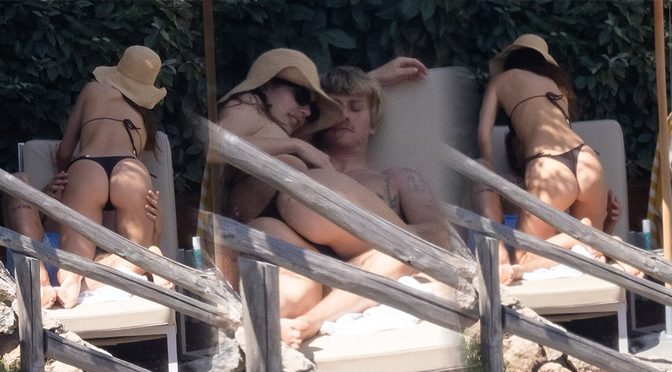 Camila Morrone Puts That Perfect Ass on Full Display in a Thong Bikini During Steamy Italian Beach Day