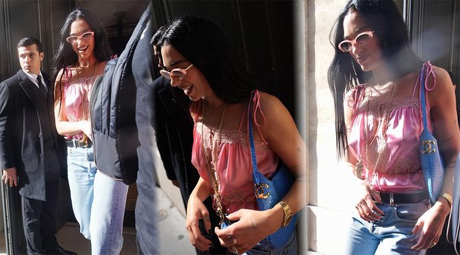 Dua Lipa Pokies Braless