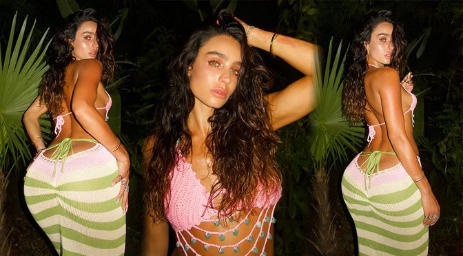 Sommer Ray Shows Off Her World-Famous Booty in Ultra-Low Open-Back Skirt