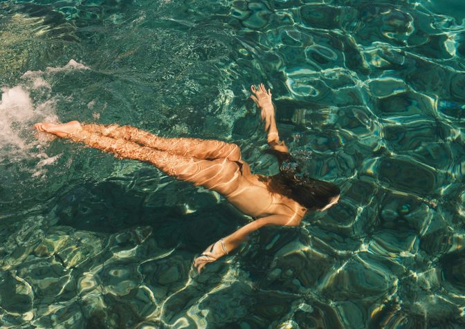 Alessandra Ambrosio Topless Ocean Thong Ass Booty Wet
