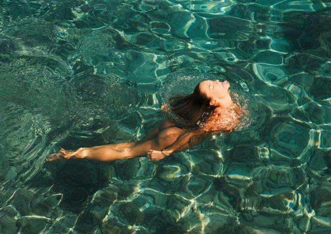 Alessandra Ambrosio Topless Ocean Thong Ass Booty Wet