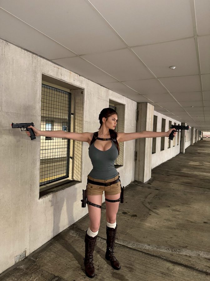 Ashley Tervort Tomb Raider Big Breasts Cosplay