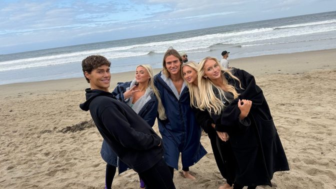 Baywatch Reboot Cast Red Swimsuit Venice Beach Heat