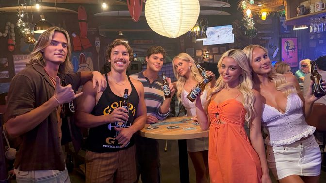 Baywatch Reboot Cast Red Swimsuit Venice Beach Heat