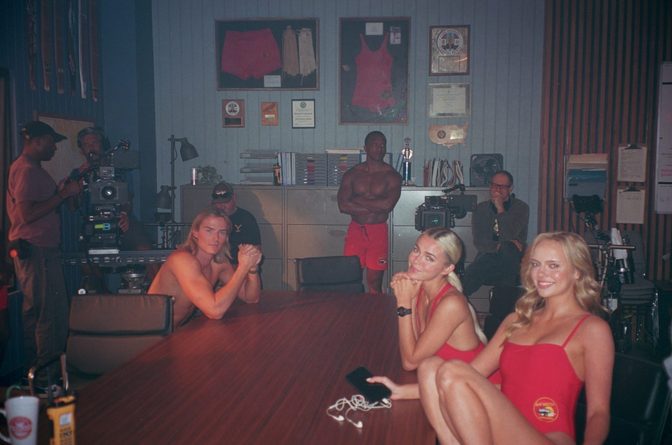 Baywatch Reboot Cast Red Swimsuit Venice Beach Heat